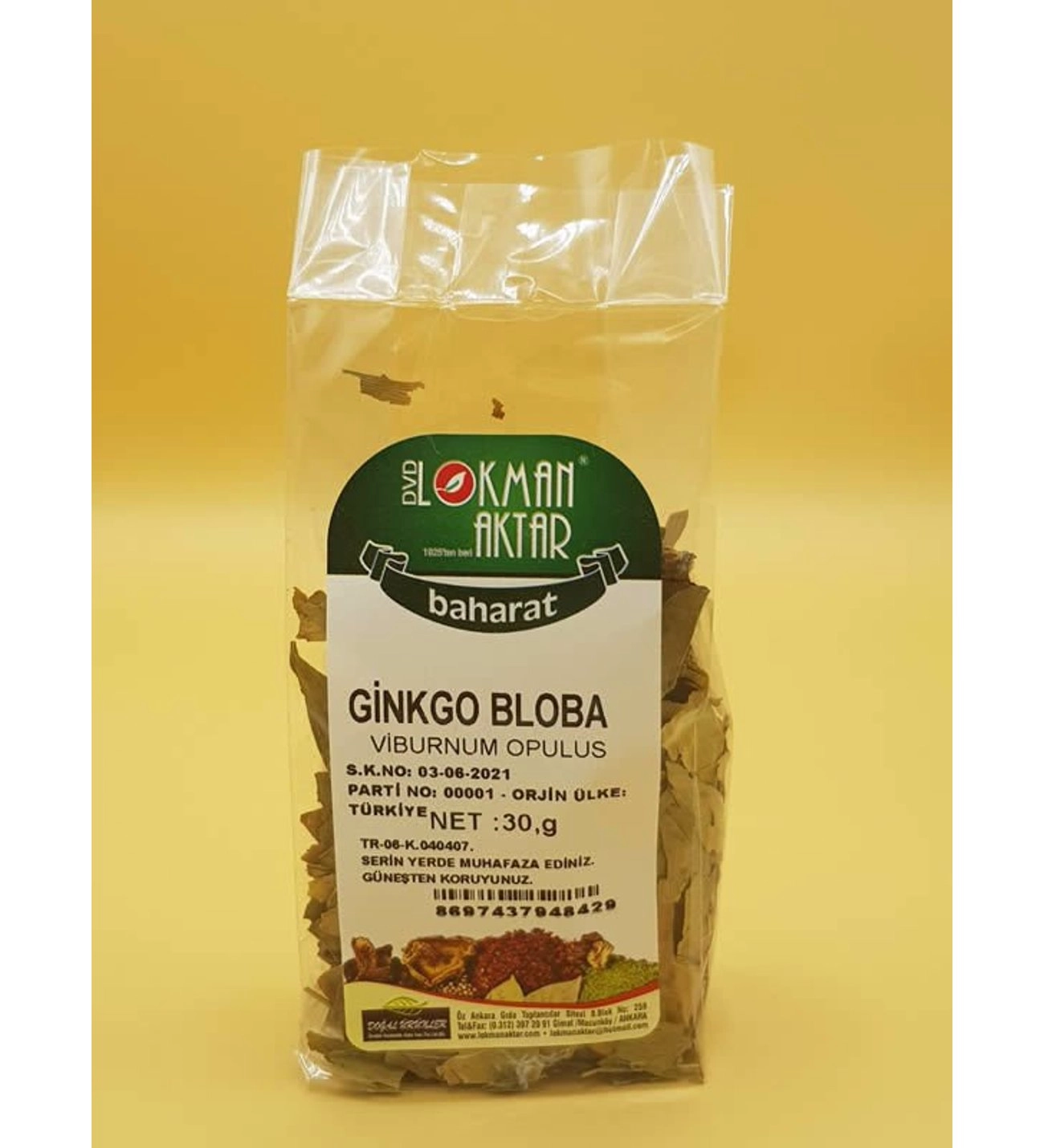 Ginko biloba 30 gr
