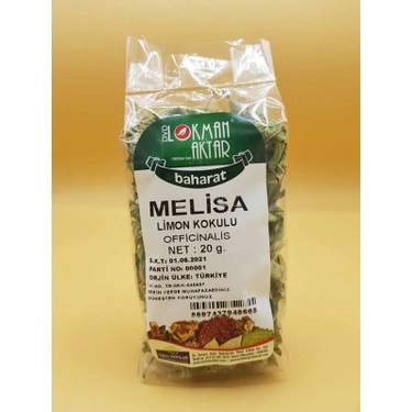 Melisa limon kokulu 20 gr