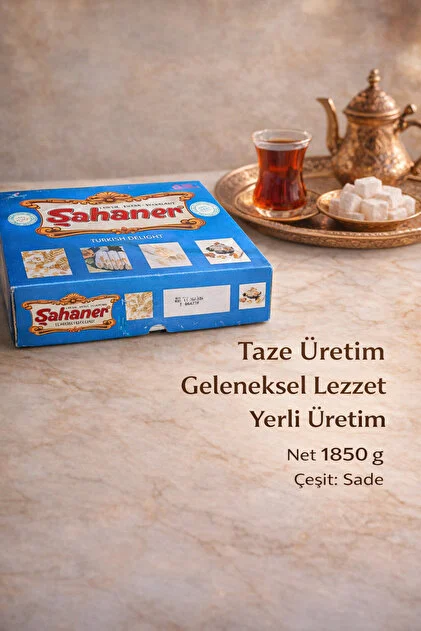 Şahaner Sade Lokum 1850 gr
